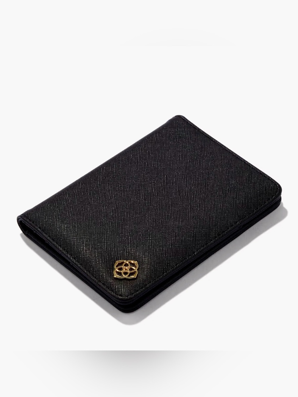 Kendra Scott Passport Holder/Flip Wallet in Black